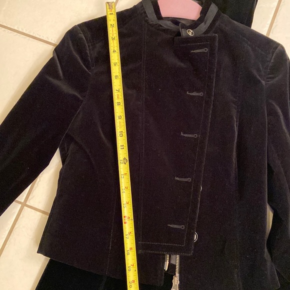 Theory Velvet Military Styled Pants Suit - Picture 15 of 16